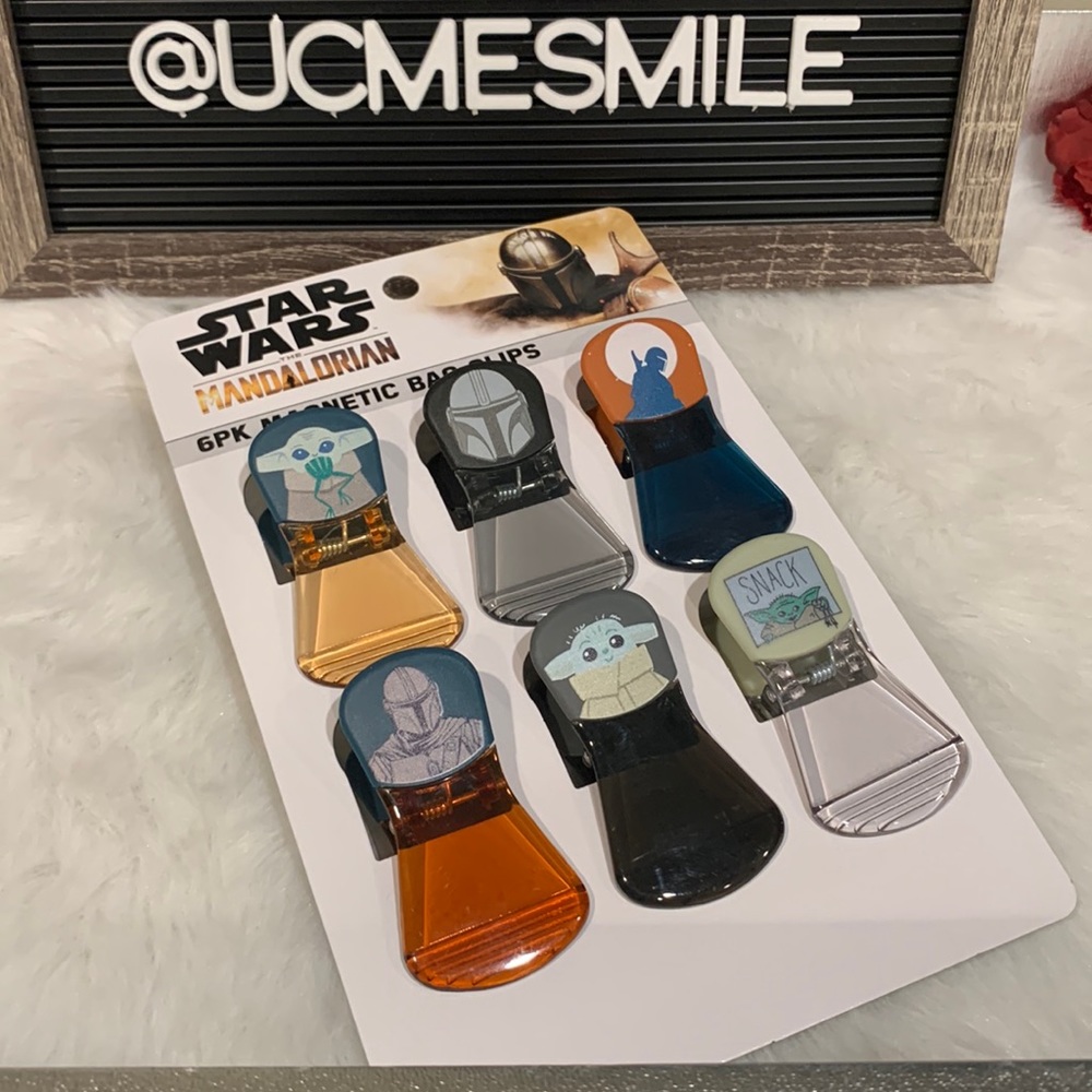 Disney Star Wars The Mandalorian Magnetic Bag Clips